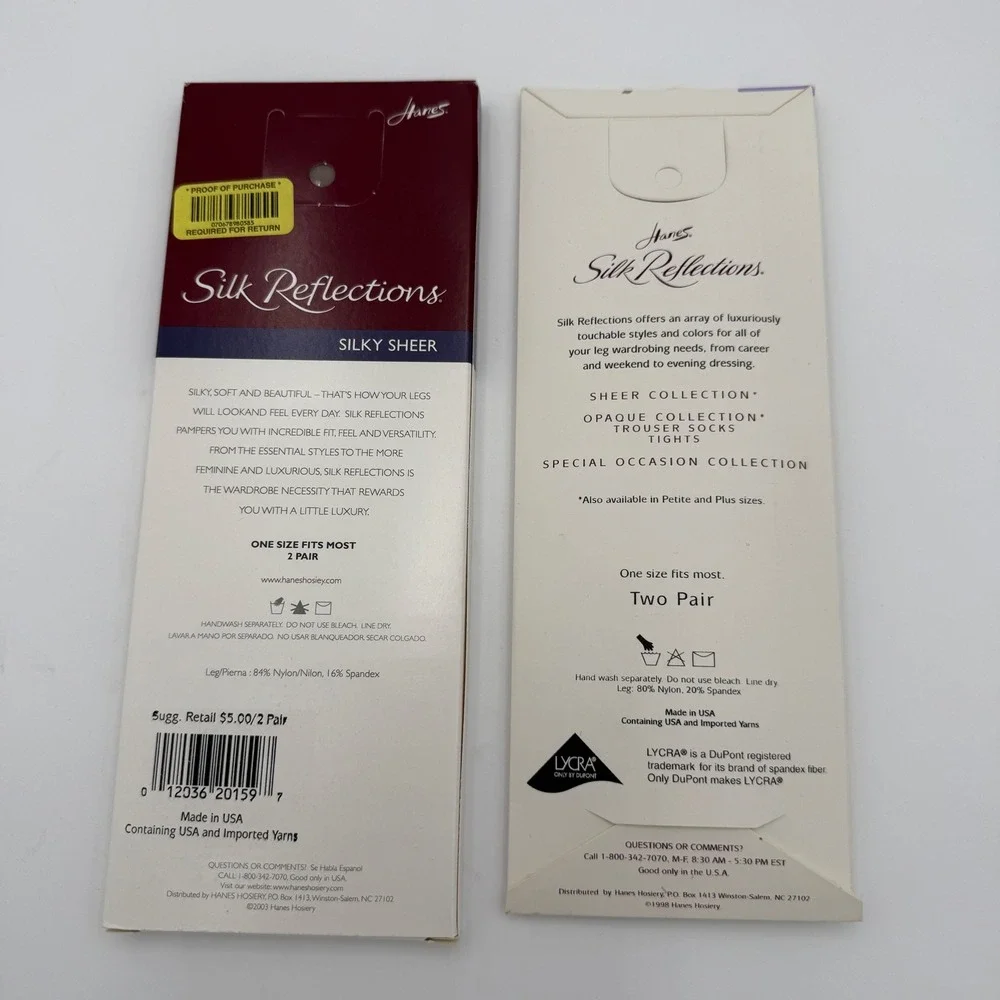 Hanes Silk Reflections Silky Sheer Knee Highs 4 Pairs Soft Taupe Travel Buff 775